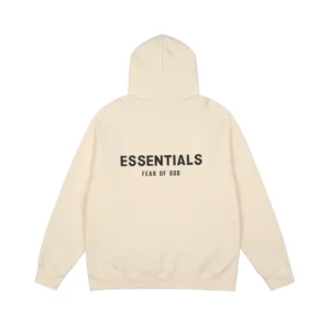 Cream Fear of God ESSENTIALS Hoodie