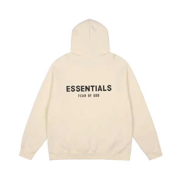 Cream Fear of God ESSENTIALS Hoodie