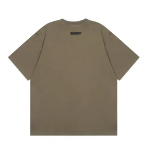 Dark Brown Fear of God ESSENTIALS T-shirt