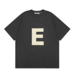 E Logo Black ESSENTIALS T-shirt