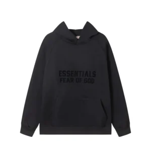 Black Essentials Hoodie