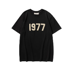 1977 Black ESSENTIALS Signature T-shirt