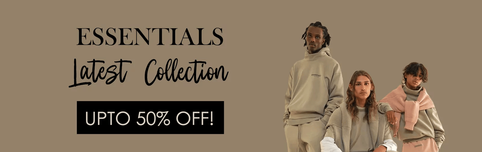 Essentials Clothing Banner