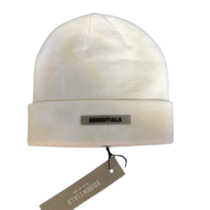 White Essentials Beanie